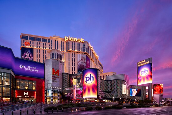 What is Planet Hollywood known for in Las Vegas?